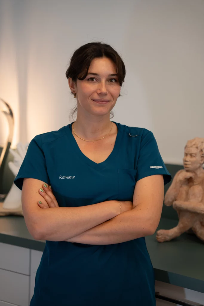 Portrait de Romane Le Pochat, ostéopathe